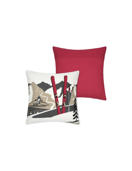 Coussin VILLARD gris 40 x 40 cm