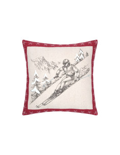 Coussin VILLARD mastic 45 x 45 cm