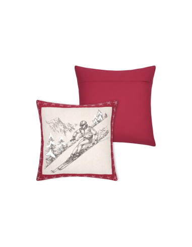 Coussin VILLARD mastic 45 x 45 cm