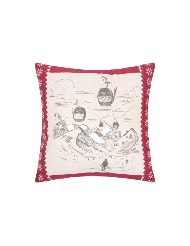 Coussin VILLARD naturel 45 x 45 cm