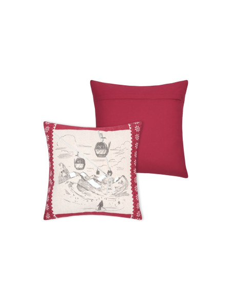 Coussin VILLARD naturel 45 x 45 cm