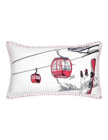 Coussin VILLARD écru 35 x 60 cm