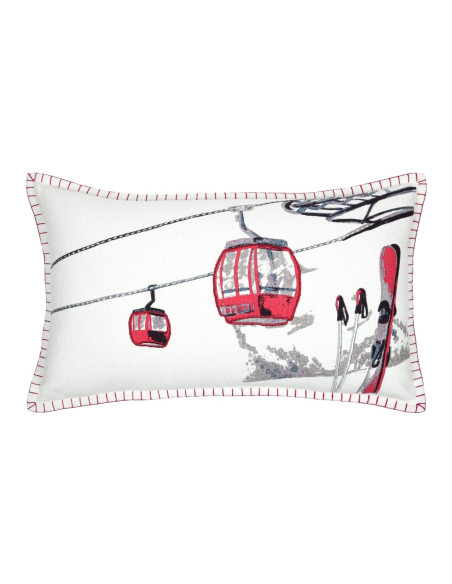 Coussin VILLARD écru 35 x 60 cm