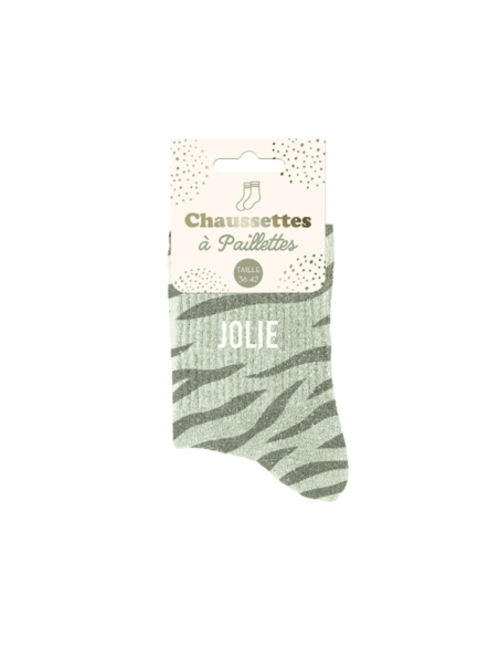 Chaussettes paillettes JOLIE femme
