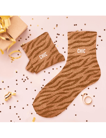 Chaussettes paillettes CHIC femme