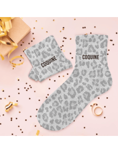 Chaussettes paillettes COQUINE femme 2