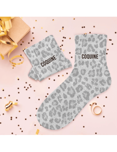 Chaussettes paillettes COQUINE femme