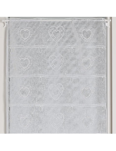 Voilage à la coupe MEGEVE 58 cm