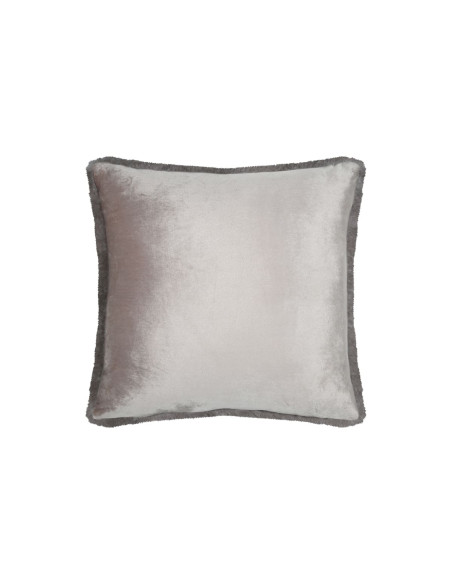 Coussin fausse fourrure HARLOW Taupe 45 x 45 cm