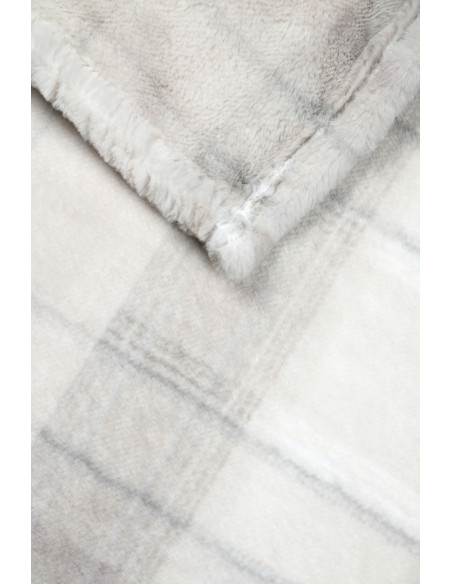 Plaid SCOTLAND Beige 130 x 160 cm
