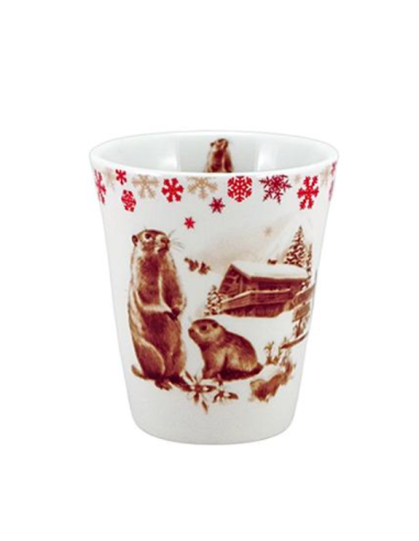 Tasse expresso marmotte BIANCA 125 ml