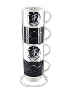 Set colonne 4 mugs SERAC