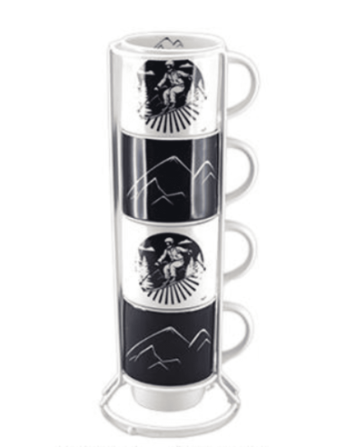Set colonne 4 mugs SERAC