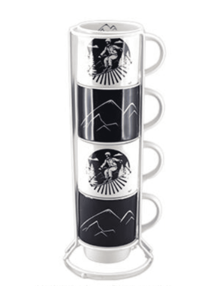 Set colonne 4 mugs SERAC