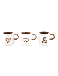 Lot de 3 tasses expresso MOUNTAIN