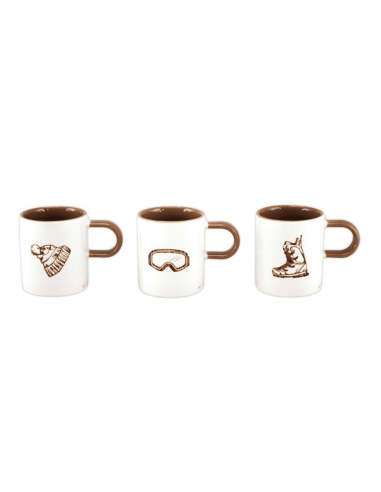 Lot de 3 tasses expresso MOUNTAIN