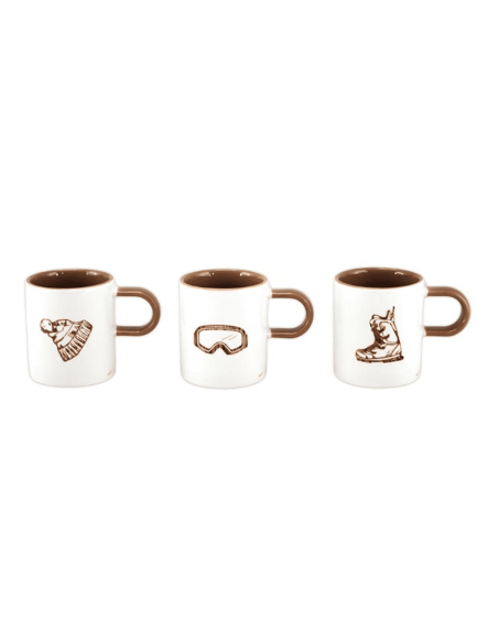 Lot de 3 tasses expresso MOUNTAIN