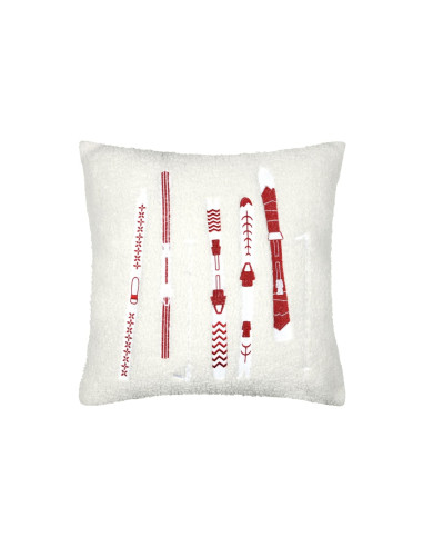 Coussin montagne BESSEY Rouge 45x45 cm