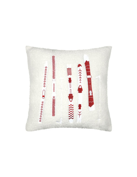 Coussin montagne BESSEY Rouge 45x45 cm