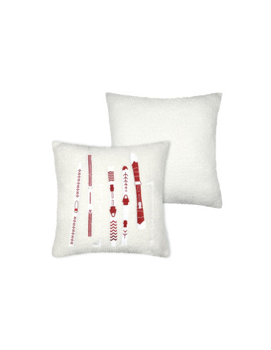 Coussin montagne BESSEY Rouge 45x45 cm