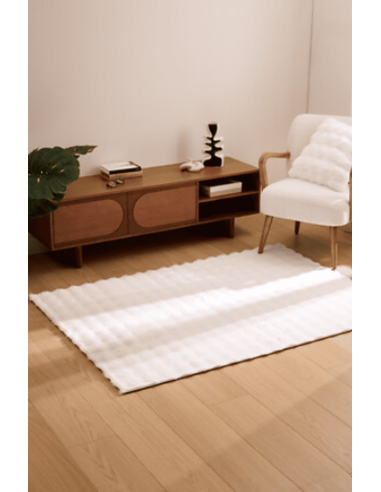 Tapis fausse fourrure ZEPHY blanc 120 x 170 cm