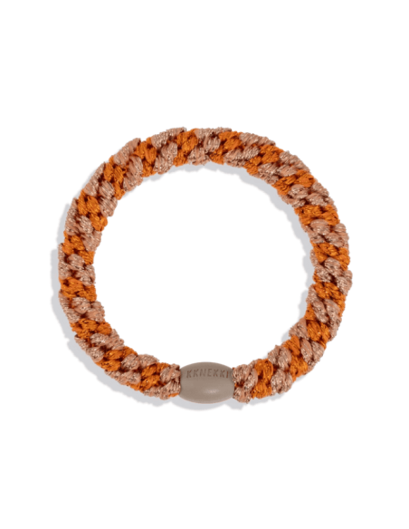 Bracelet chouchou KKNEKKI rayure paillette bois de palissandre