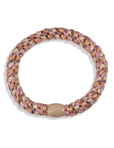 Bracelet chouchou KKNEKKI mix pêche et rose
