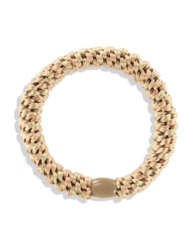 Bracelet chouchou KKNEKKI pêche beige clair