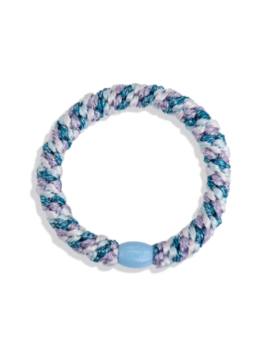 Bracelet chouchou KKNEKKI Lilas bleu paillettes