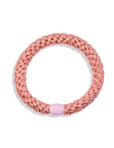 Bracelet chouchou KKNEKKI paillettes Corail