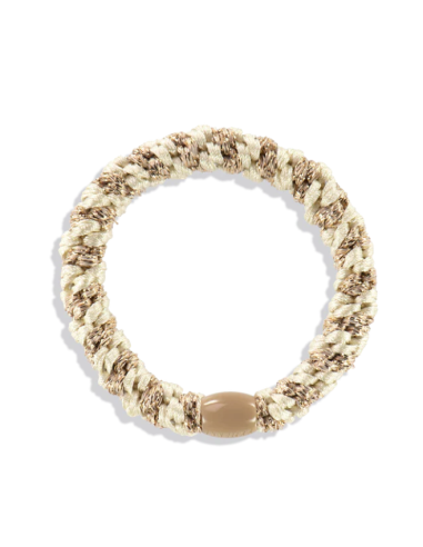 Bracelet chouchou KKNEKKI Ivoire et Beige