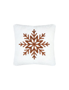 Coussin montagne flocon WILDFOREST Terre 45 x 45 cm