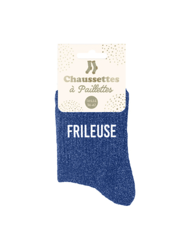 Chaussettes femme à paillettes FRILEUSE