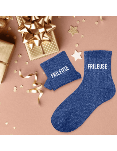 Chaussettes femme à paillettes FRILEUSE