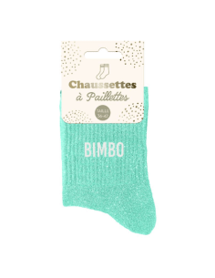 Chaussettes femme à paillette BIMBO