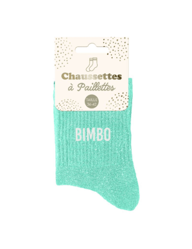 Chaussettes femme à paillette BIMBO