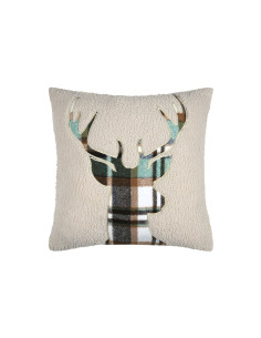 Coussin montagne WILDFOREST vert 45x45cm