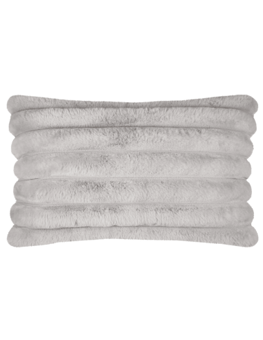 Coussin fausse fourrure POLARY écru 50 x 50 cm