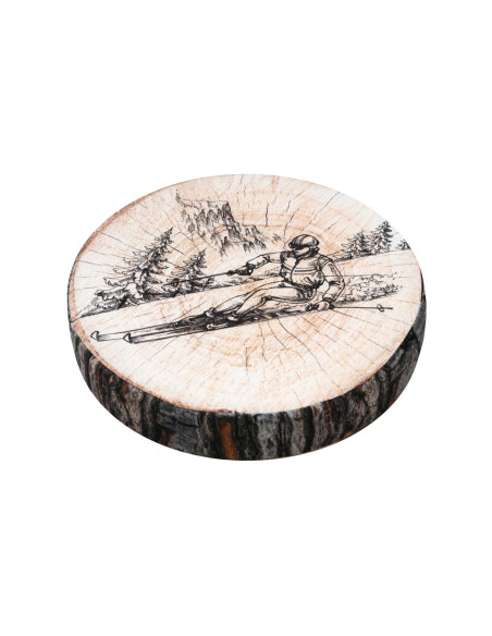 Galette de chaise TIGNES brun