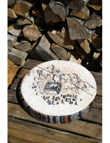 Galette de chaise TIGNES brun