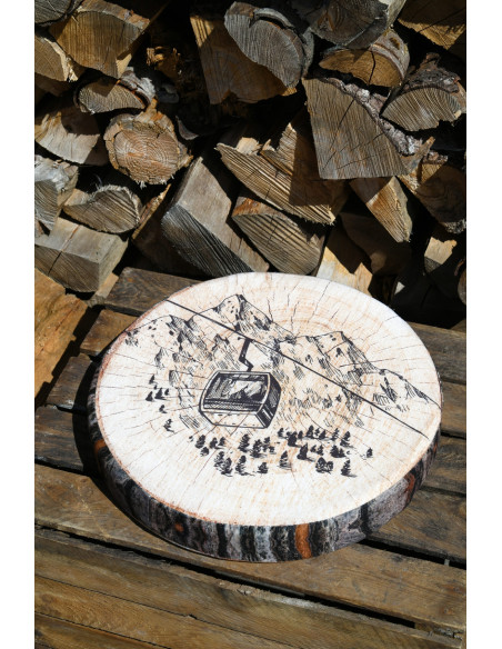 Galette de chaise TIGNES brun