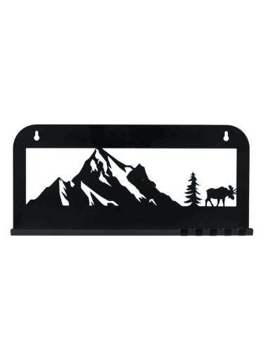 Plaque murale décor montagne avec CARIBOU
