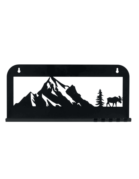 Plaque murale décor montagne avec CARIBOU