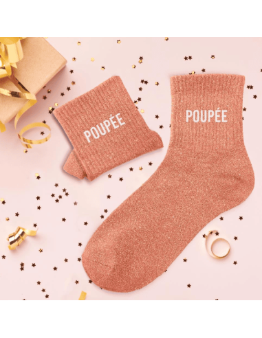 Chaussettes paillettes POUPEE femme