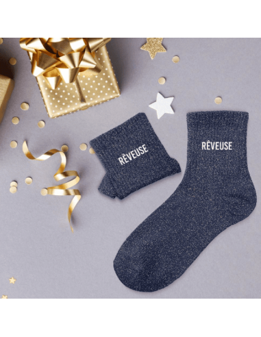 Chaussettes à paillettes femme REVEUSE