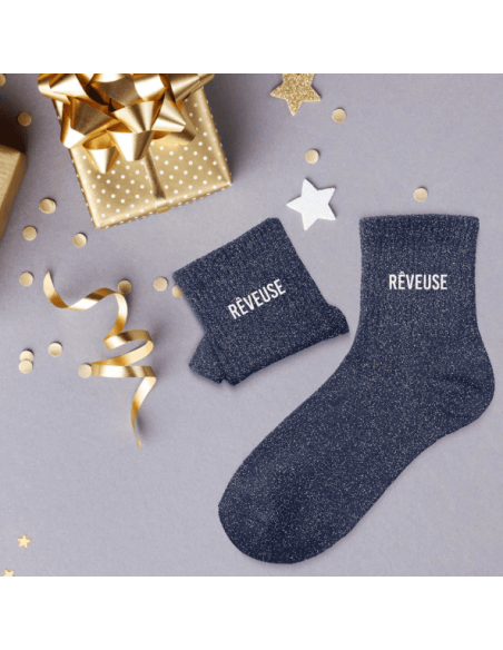 Chaussettes à paillettes femme REVEUSE