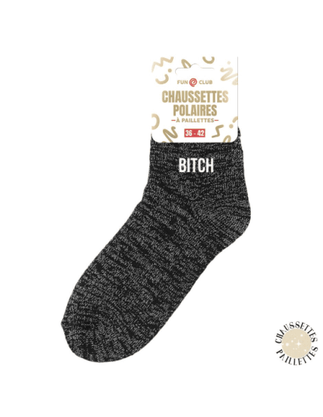 Chaussettes polaires femme BITCH