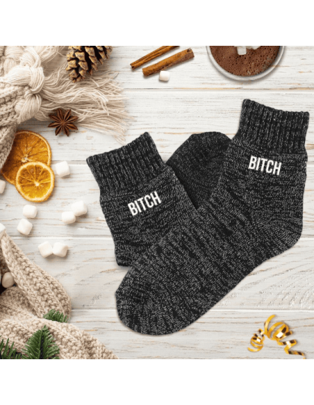 Chaussettes polaires femme BITCH