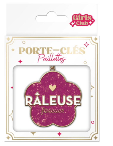 Porte clés paillettes RALEUSE