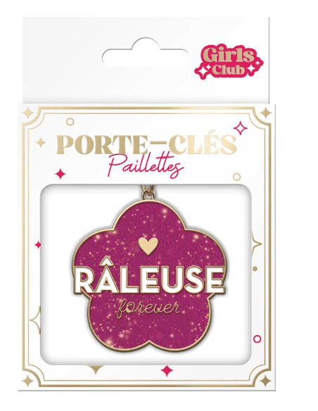Porte clés paillettes RALEUSE